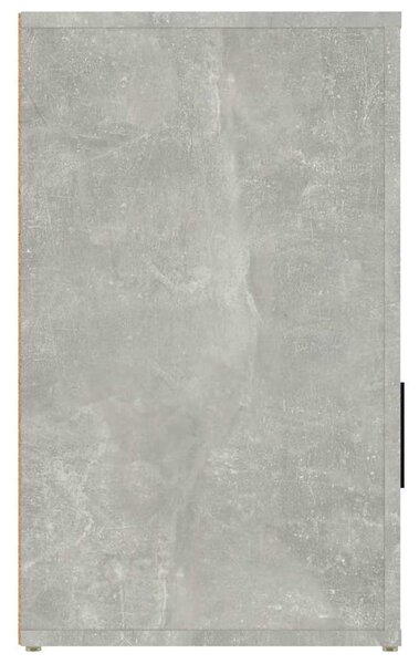 Betonszürke szerelt fa éjjeliszekrény 50 x 36 x 60 cm