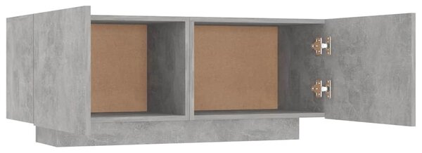 Betonszürke forgácslap éjjeliszekrény 100 x 35 x 40 cm