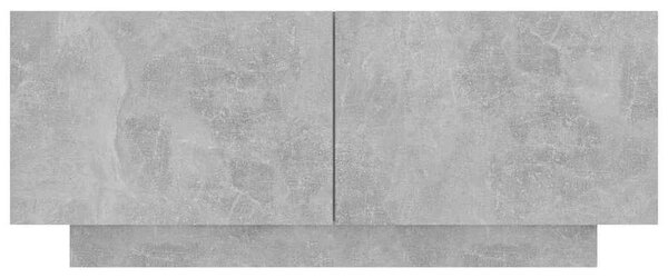 Betonszürke forgácslap éjjeliszekrény 100 x 35 x 40 cm