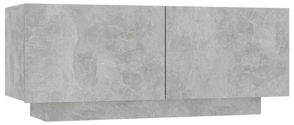 Betonszürke forgácslap éjjeliszekrény 100 x 35 x 40 cm