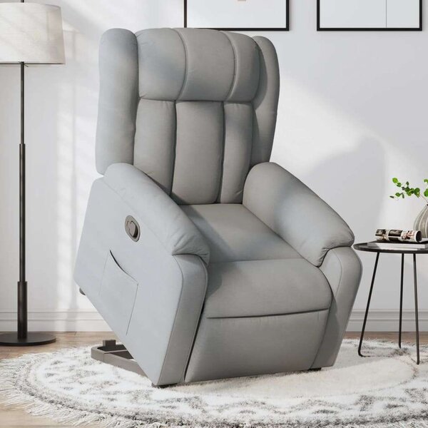 Relax Fotel - Elektromos Felállássegítő - Világosszürke