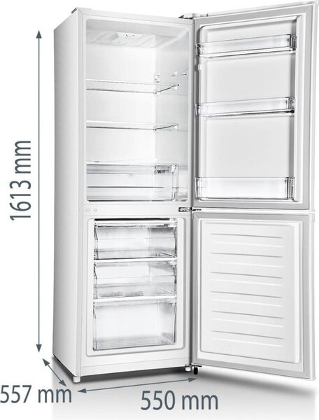 Gorenje RK4162PW4 Alulfagyasztós hűtőszekrény, 230L, M: 161.3, LedLight, E energiaosztály (20001366)