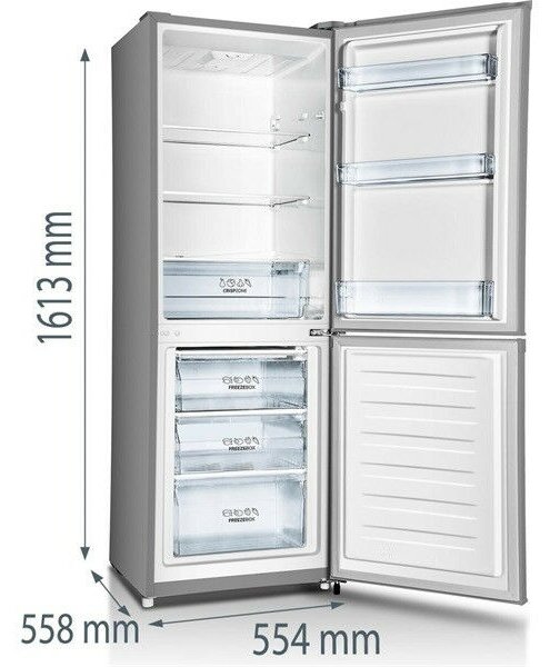 Gorenje RK416EPS4 Alulfagyasztós hűtőszekrény 230L, M:161.3, LED világítás, E energiaosztály