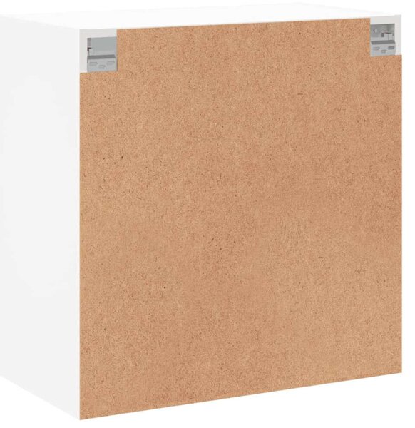 VidaXL fehér faliszekrény üvegajtókkal 68 x 37 x 68,5 cm