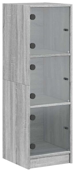 VidaXL Magasszekrény - Üvegfront - 35x37x109 cm