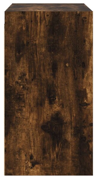VidaXL füstös tölgyszínű faliszekrény üvegajtókkal 68 x 37 x 68,5 cm
