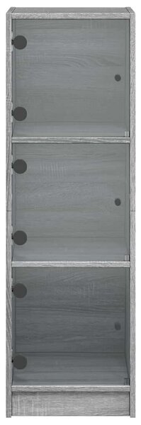 VidaXL Magasszekrény - Üvegfront - 35x37x109 cm