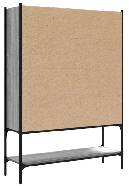 VidaXL Fa Könyvespolc - 10 Rekeszes - 102x30x141,5 cm