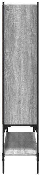 VidaXL Fa Könyvespolc - 10 Rekeszes - 102x30x141,5 cm