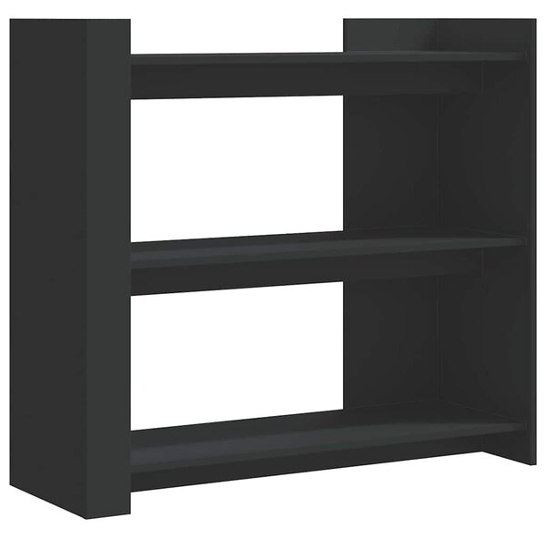 Fekete szerelt fa tálalóasztal 100x35x90 cm