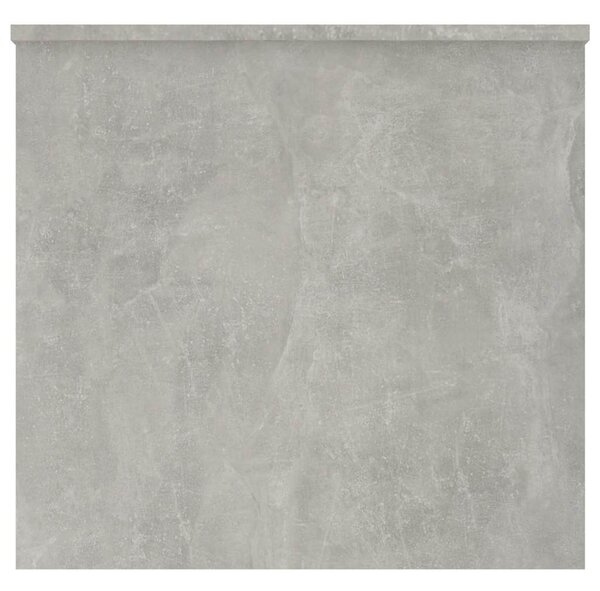 Betonszürke szerelt fa dohányzóasztal 102 x 55,5 x 52,5 cm
