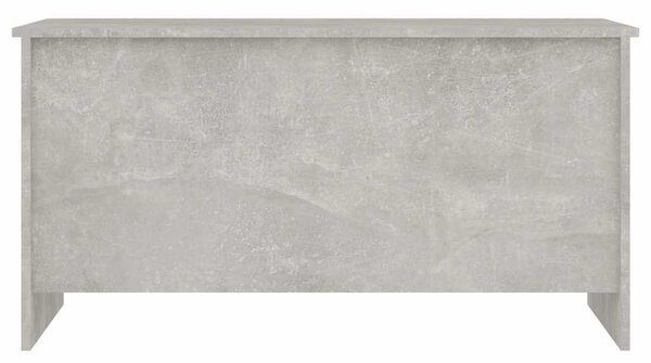 Betonszürke szerelt fa dohányzóasztal 102 x 55,5 x 52,5 cm