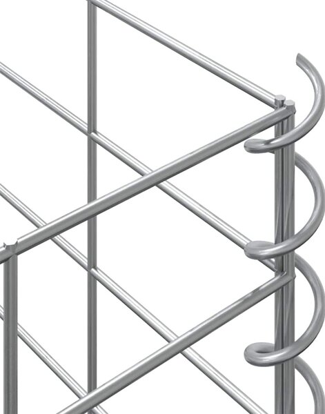4 db vas gabion magaságyás 30 x 30 x 50 / 100 / 150 / 200 cm