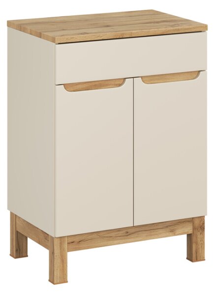 Fürdőszobaszekrény munkalappal BALI Kasmír D60/1 | 60 cm