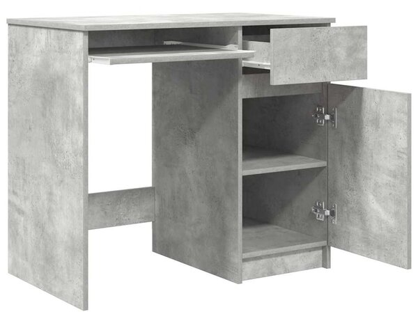 Betonszürke forgácslap íróasztal 86x49x76 cm