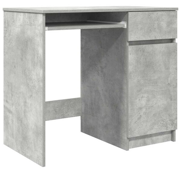 Betonszürke forgácslap íróasztal 86x49x76 cm
