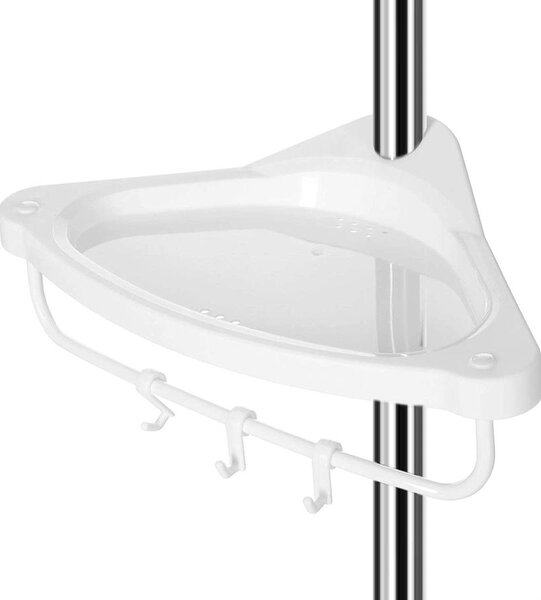 Állítható fürdőszoba sarokpolc, teleszkópos zuhanypolc, 95-300 cm