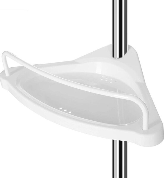 Állítható fürdőszoba sarokpolc, teleszkópos zuhanypolc, 95-300 cm