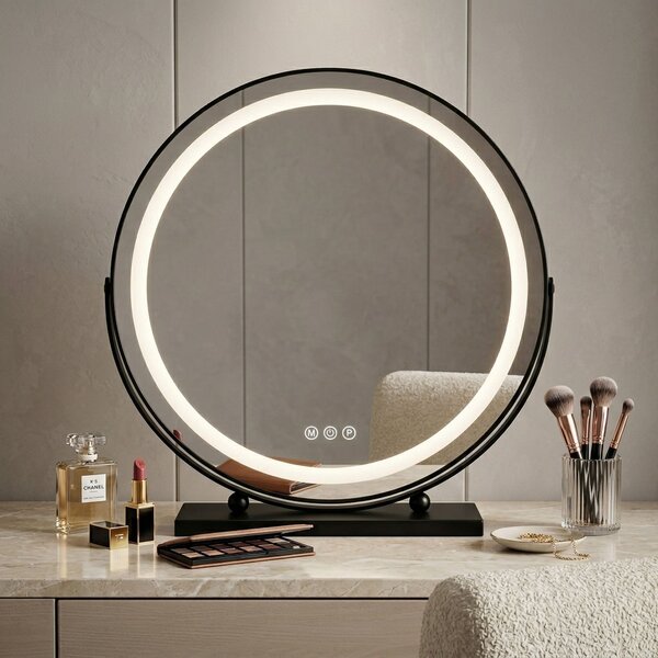 LED Tükör MAKE-UP Black 50 cm