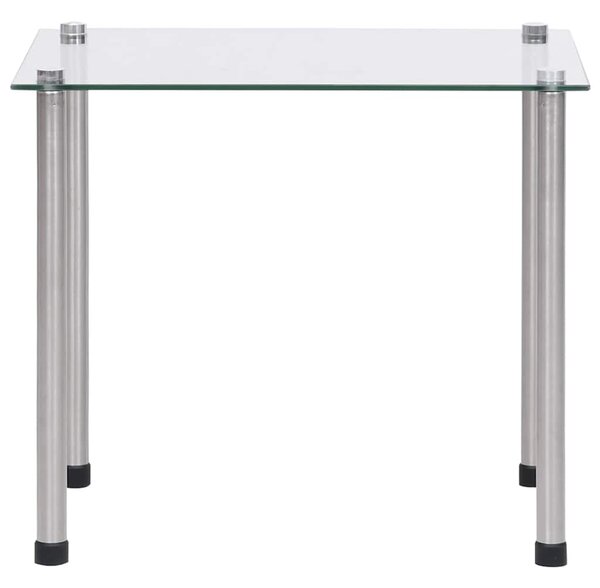 3 db egymásba tolható átlátszó edzett üveg asztal