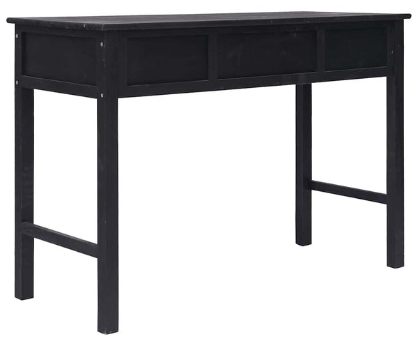 Fekete fa tálalóasztal 110 x 45 x 76 cm