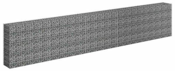 Horganyzott acél gabion magaságyás 450 x 30 x 90 cm
