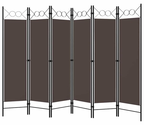 Barna 6 paneles paraván 240 x 180 cm
