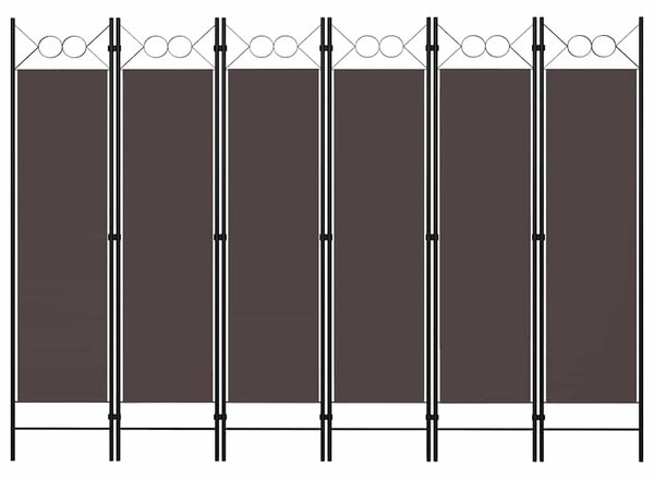 Barna 6 paneles paraván 240 x 180 cm