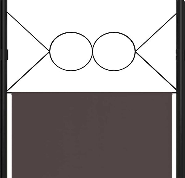 Barna 6 paneles paraván 240 x 180 cm
