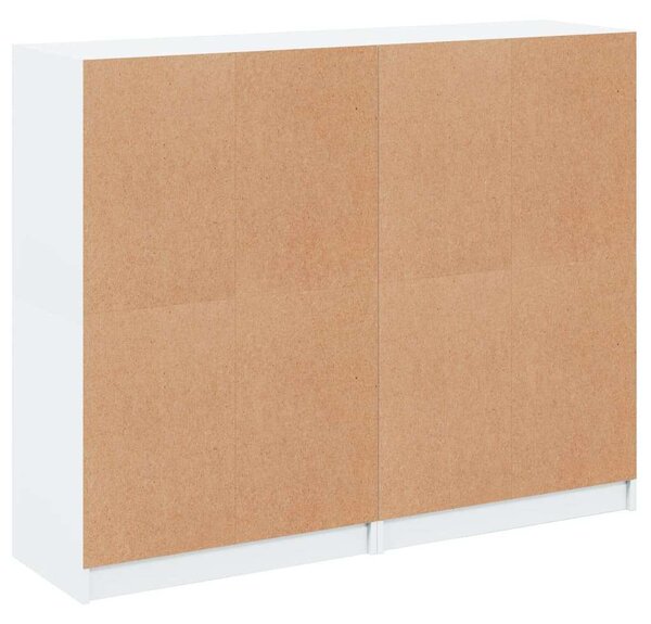 VidaXL Fa Könyvespolc - 12 Rekesz - 136x37x109 cm