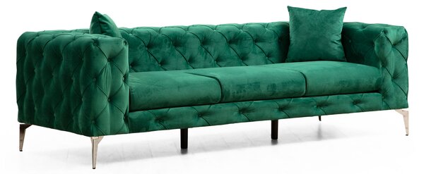 Háromszemélyes kanapé Collo (zöld). 1062605