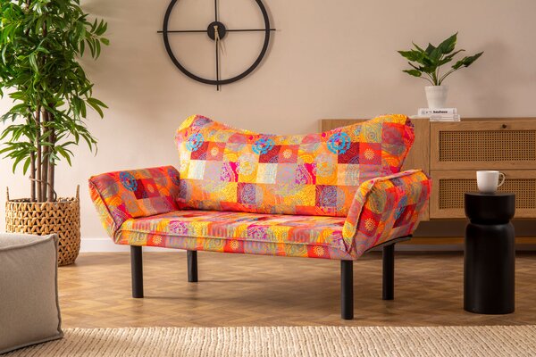Széthúzható kétszemélyes kanapé Chatty (patchwork)
