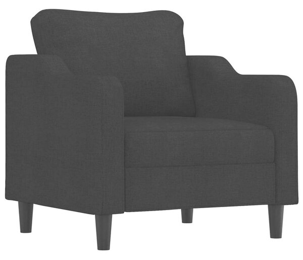 VidaXL fekete szövet kanapéfotel 60 cm