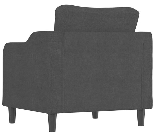 VidaXL fekete szövet kanapéfotel 60 cm