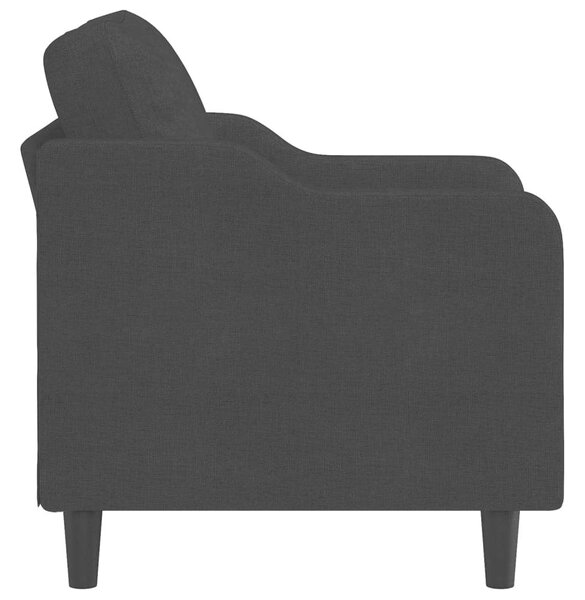 VidaXL fekete szövet kanapéfotel 60 cm