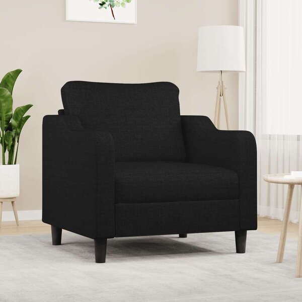 VidaXL fekete szövet kanapéfotel 60 cm