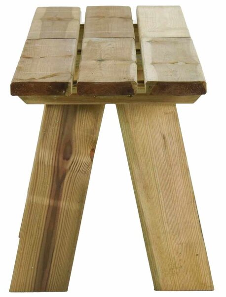 Impregnált tömör fenyőfa kerti pad 220 cm