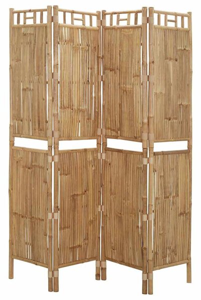 4 paneles bambusz térelválasztó 160 x 180 cm