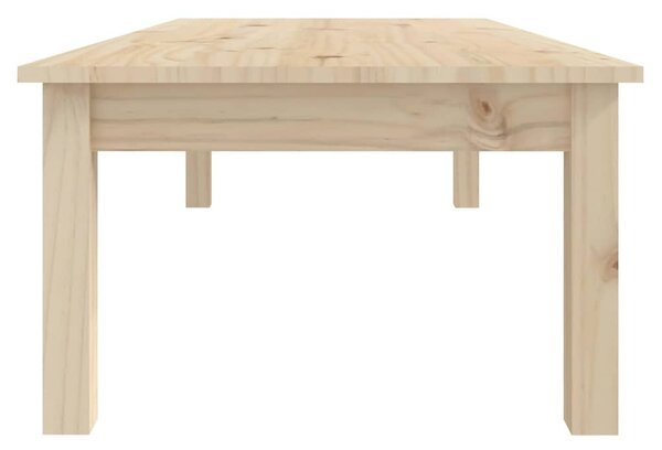 Tömör fenyőfa dohányzóasztal 110 x 50 x 30 cm