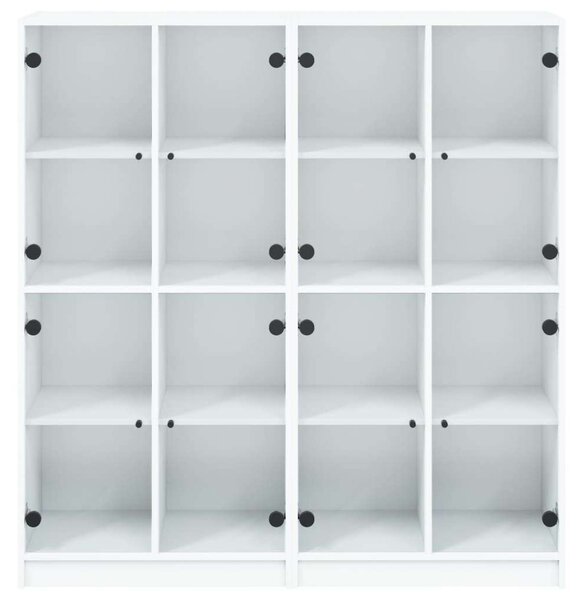 VidaXL Fa Könyvespolc - 16 Rekesz - 136x37x142 cm