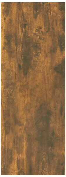 Füstös tölgyszínű szerelt fa tálalóasztal 78 x 30 x 80 cm