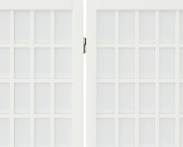 3-paneles fehér japán stílusú összecsukható paraván 120x170 cm