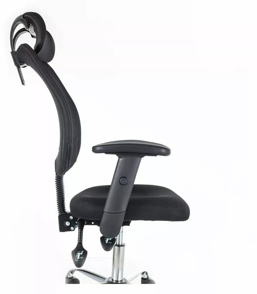 Fekete irodai szék FLEXISEAT Q-118RC