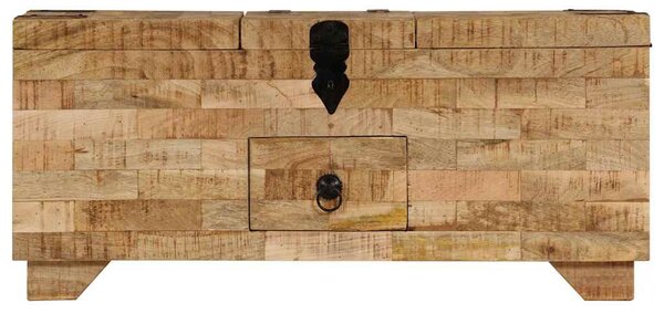 Tömör mangófa dohányzóasztal 80 x 40 x 35 cm