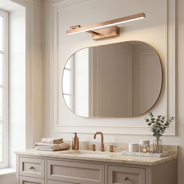 Fürdőszobai fali LED lámpa SWE038-1W 60cm BRUSH COPPER