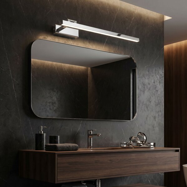 Fürdőszobai fali LED lámpa SWE029-1W 60cm CHROME