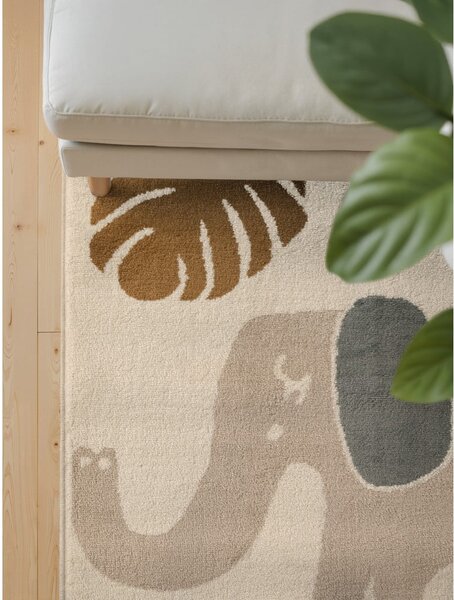 Krémszínű gyerek szőnyeg 160x235 cm Animal Safari – Hanse Home