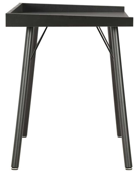 Fekete íróasztal 90 x 50 x 79 cm