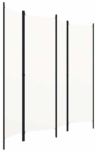 Fehér 4 paneles paraván 200 x 180 cm