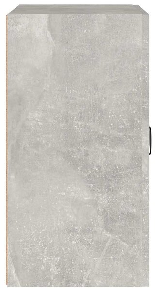 Betonszürke szerelt fa faliszekrény 60 x 31 x 60 cm